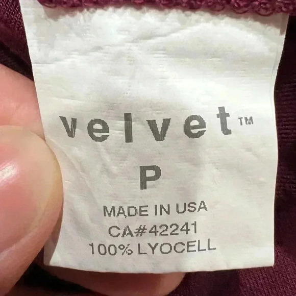 Velvet By Graham and Spencer Vintage Burgundy Mini Dress Size P (XS) - Picture 5 of 6